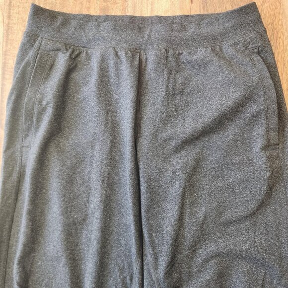 Lululemon Pants Mens Large Dark Gray Pull-On Drawstring Straight Leg Lounge - Picture 2 of 12